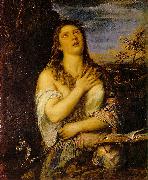 TIZIANO Vecellio Penitent Mary Magdalen r oil